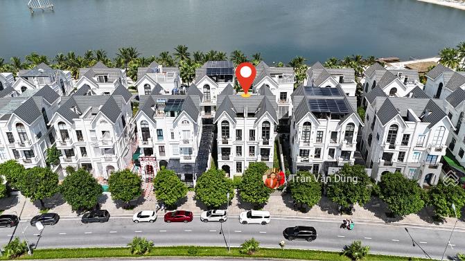 Biệt thự song lập đường hải âu 2 vinhomes gia lâm 150m2 mặt tiền 7,75m đường 30m nhà 3,5 tầng 268m2
