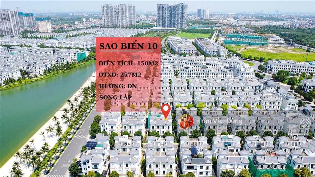 Bán biệt thự song lập hoàn thiện đẹp, thang máy sao biển 6.8.10 vinhomes gia lâm 150m2 mặt tiền 10m