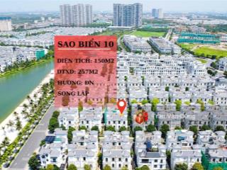 Bán biệt thự song lập hoàn thiện đẹp, thang máy sao biển 6.8.10 vinhomes gia lâm 150m2 mặt tiền 10m