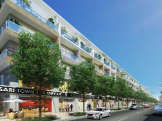[ chỉ 125tr] cho thuê nguyên căn shophouse hầm 4,5 tầng saritown sala thủ thiêm quận 2, dtsd 520m2