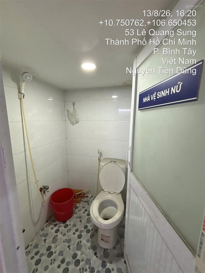 Bán căn hộ chung cư 52 đường lê quang sung, p2, q6 dt 90m2 8pn 6wc giá 2.5tỷ.  0866 688 ***