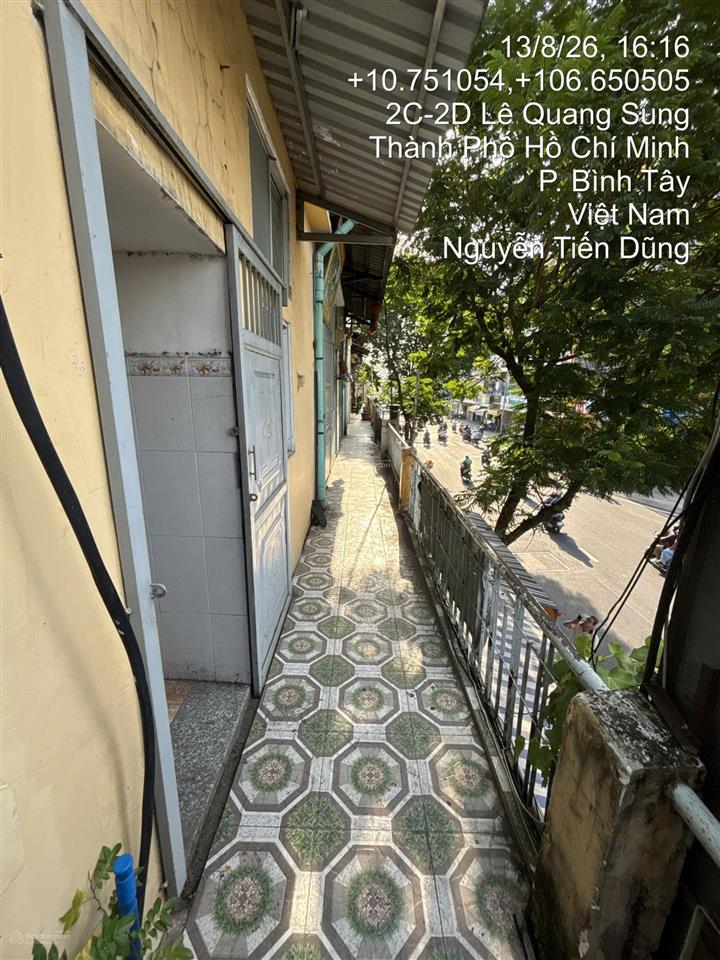 Bán căn hộ chung cư 52 đường lê quang sung, p2, q6 dt 90m2 8pn 6wc giá 2.5tỷ.  0866 688 ***