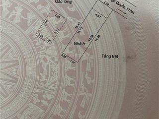 Bán nhà cấp 4 gác lửng đúc, 76m2, kiệt ô tô đường ngô quyền, an hải bắc, sơn trà, đà nẵng