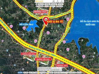 202.2m²  1.5 tỷ . xã suối hai  ba vì  hà nội  đất đẹp vuông vắn, đầu tư sinh lời