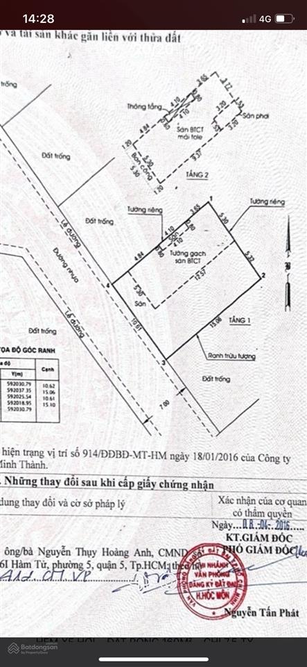 Nhà biệt thự 10.6 x 15m = 160m khu đồng bộ bà điểm cách chợ đầu mối 1km chỉ 7.48tỷ