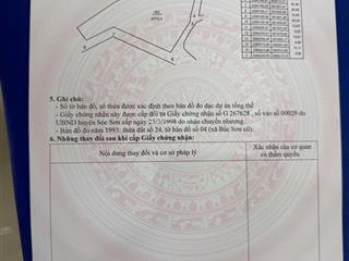 Siêu phẩm 4.772m lô góc 3 mặt tiền giá đầu tư địa chỉ đô lương, trung giã, sóc sơn, hà nội