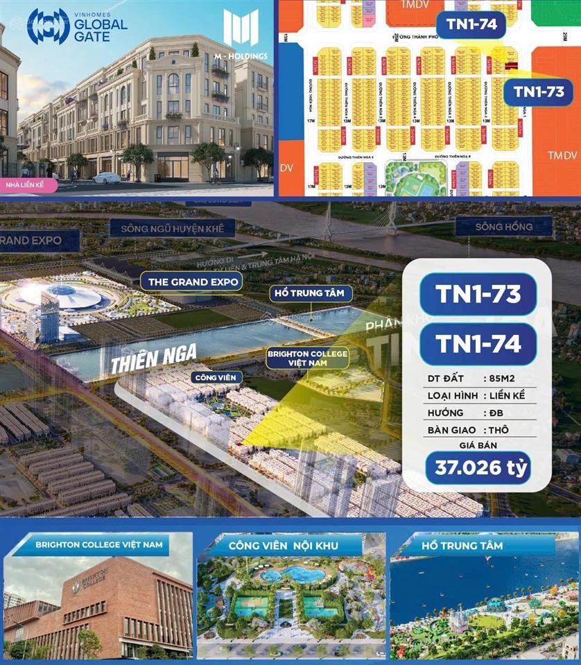 Vinhomes cổ loa đông anh, các căn còn sót lại giá chủ đầu tư