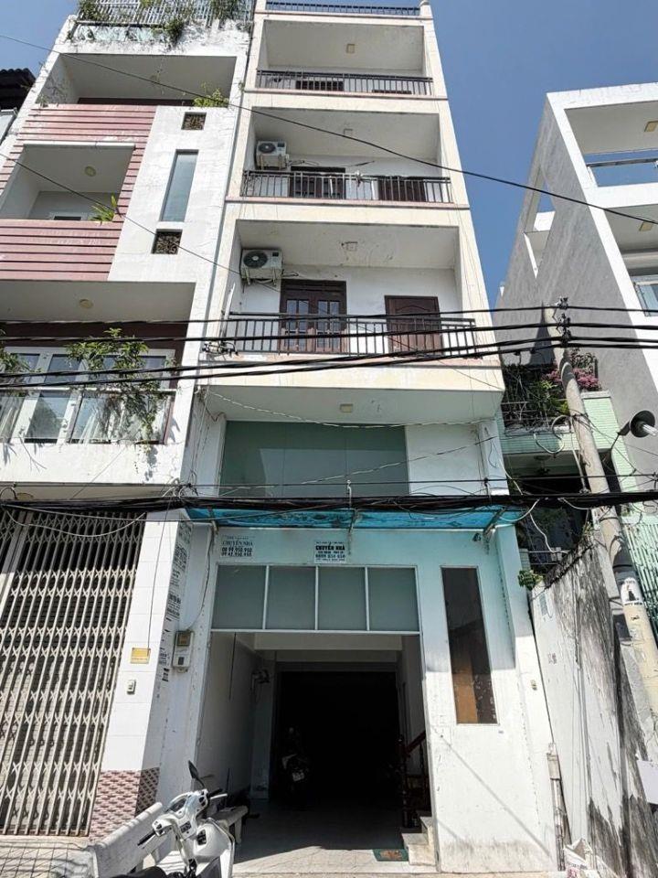 Phường 26 bình thạnh nhà 75m2 btct 6 tầng - 8 chdv kép kín - hẻm xe tải tránh gần công viên tầm vu chỉ 13,6T