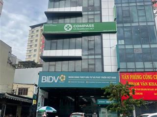 Bán tòa building ngay mặt tiền cmt8,quận 3 dt 8x20m  hầm 7 tầng  hđt200tr/th  giá  60 tỷ tl