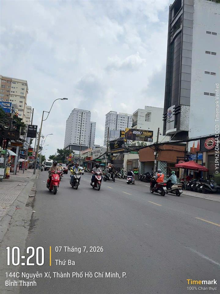 Giảm 15 tỷ! building mặt tiền nguyễn xí, dt 11x38m (nh 20m), hầm 8 tầng, hđt520tr/th,giá 181 tỷ