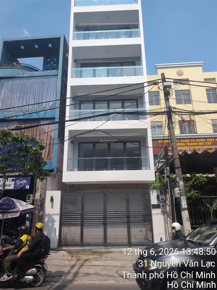 Bán nhà mặt tiền nguyễn văn lạc, dt 5,71x27m nh 6m, 7 tầng, hđt 150tr/th, giá bán 49 tỷ