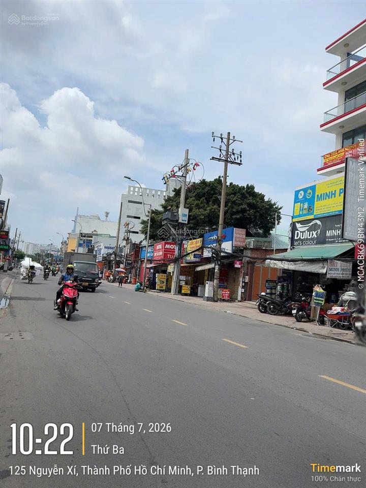 Hạ giá! building mặt tiền nguyễn xí, dt 18x50m (nh 20m), 6 tầng, hđt 240tr/th, giá bán 229 tỷ