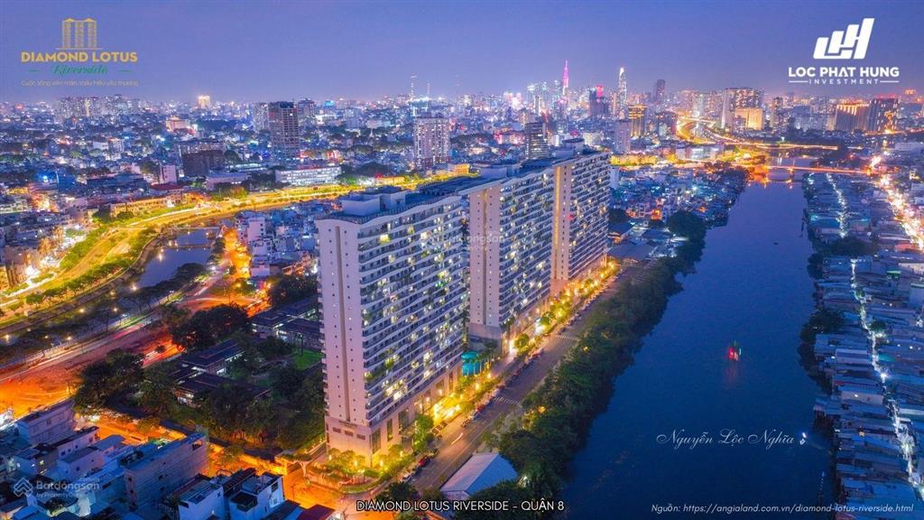 Chung cư cao cấp diamond lotus riverside 84m2 3 phòng ngủ và 3 wc trang bị sẵn full nội thất