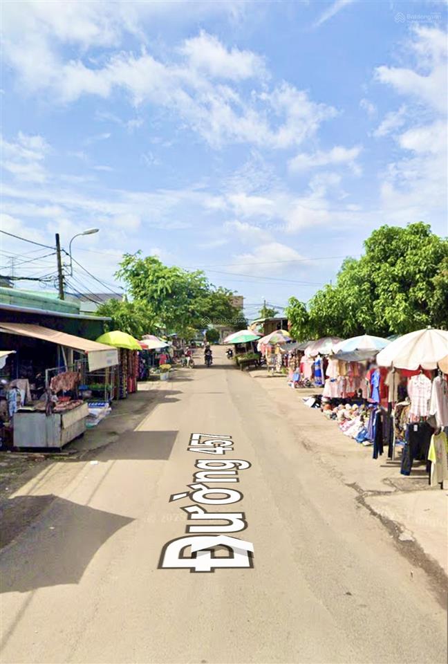 Đất 2 mặt tiền gần chợ trung an 303m ngang 7m, nở hậu 10m