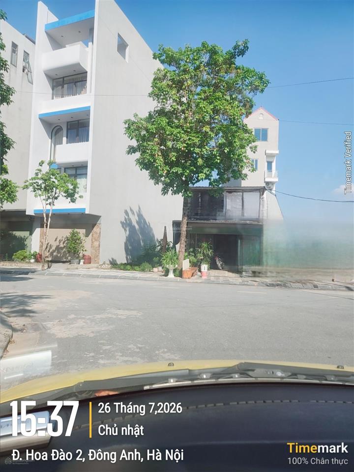Full thổ cư khu đất đấu giá vườn đào, đông anh, hà nội, 24.98tỷ 108.5m2 vị trí kim cương kd ở sướng