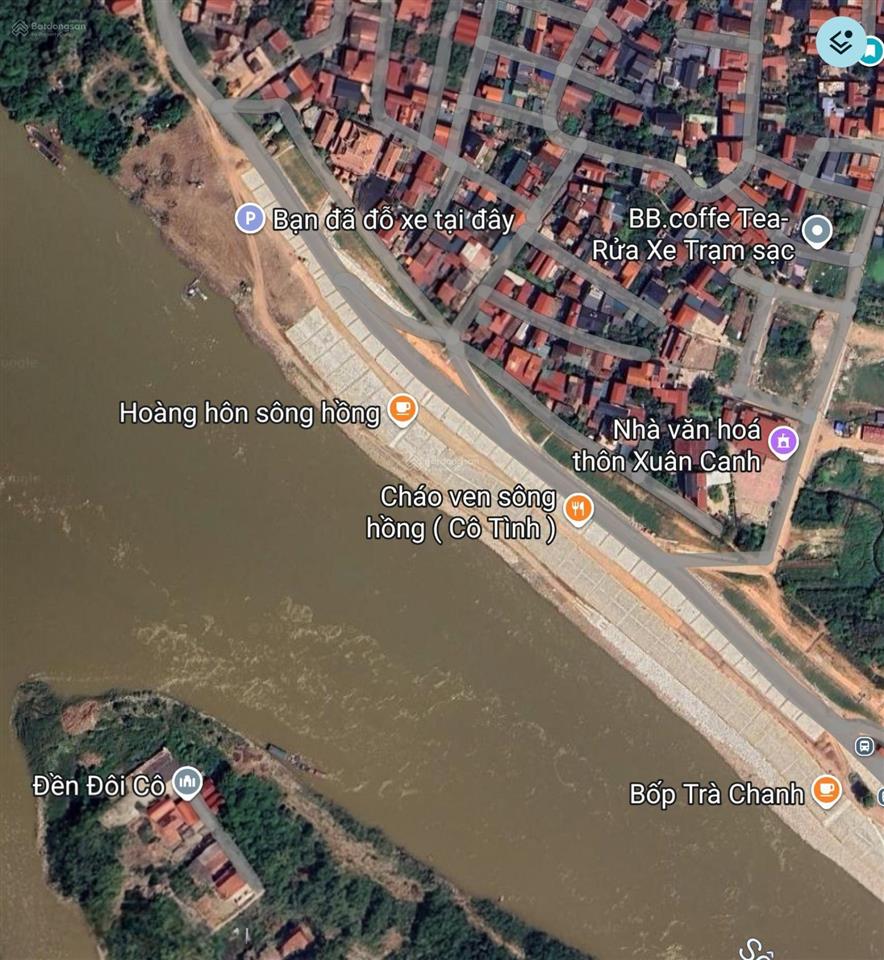 Cần bán 137m2 thổ cư giá đầu tư tại xuân canh đông anh, view sông cực đẹp, đường rộng thông thoáng