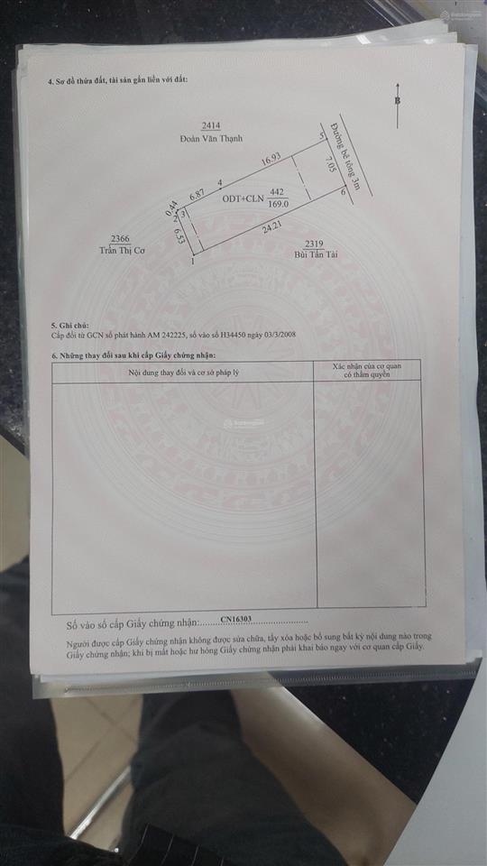 Nhà phú hòa  dt 7x24=169m2 (120m2 thổ cư)