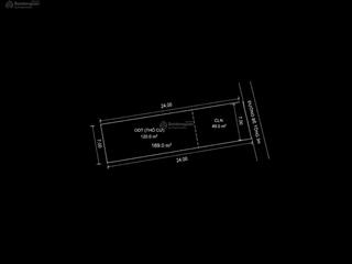 Nhà đất phú hòa  dt 7x24 = 169m² (120m² tc)  3 tỷ x