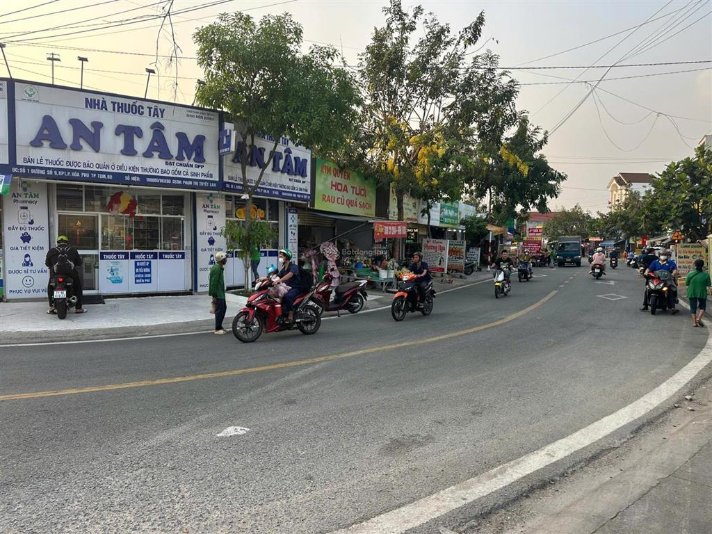 Tiêu đề bán nhà mặt tiền đường số 9 kdc phú chánh hòa phú  280m2  đang có thu nhập sẵn