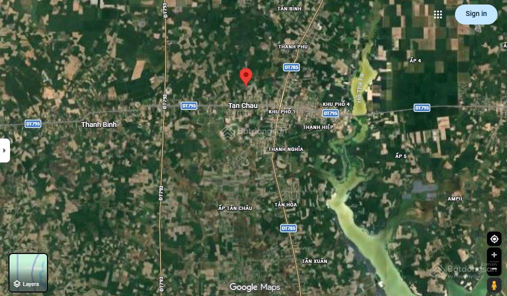 Bán đất tân châu tây ninh diện tích lớn 450m2  sổ sẵn  giá chỉ từ 220 tr