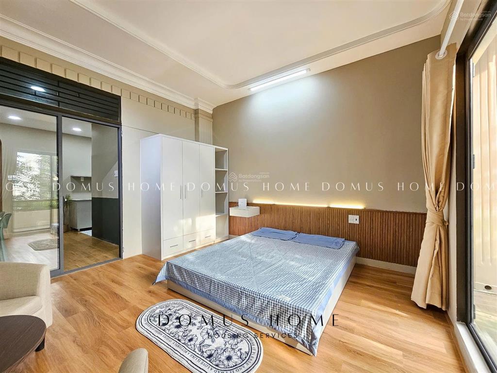 Cho thuê căn hộ q4  1pn ban công full nội thất