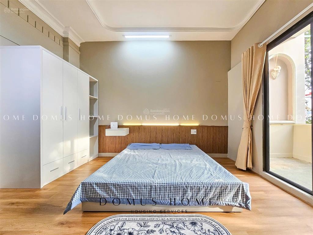 Cho thuê căn hộ q4  1pn ban công full nội thất
