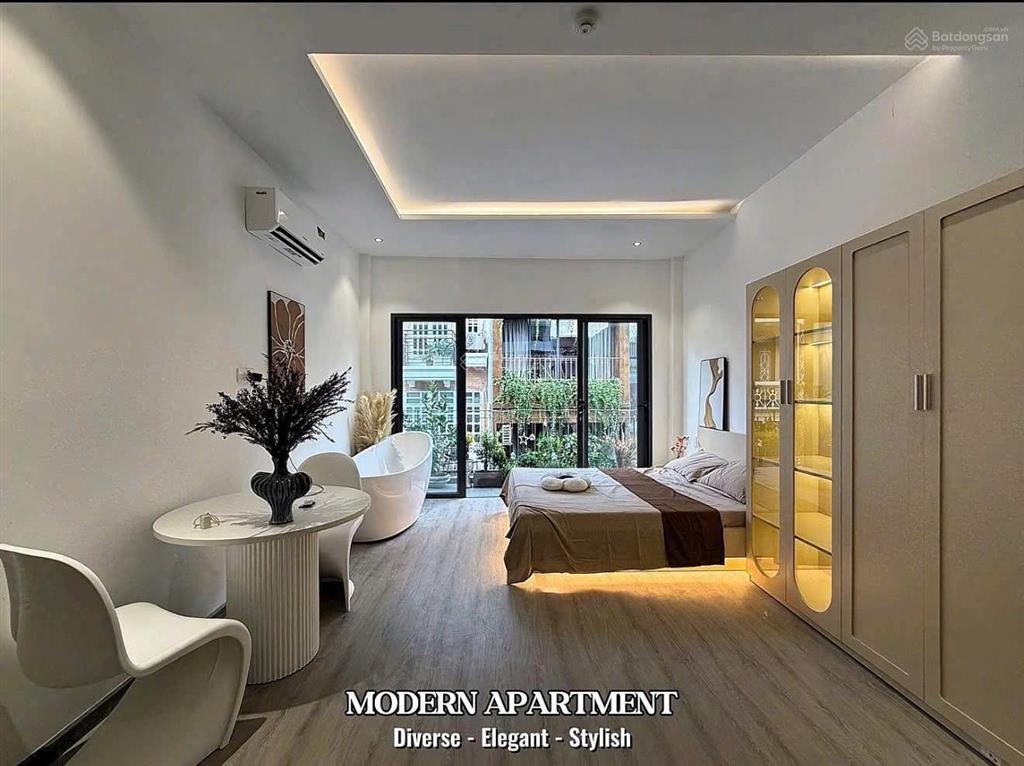 Cho thuê căn hộ q1 có ban công decor xinh full nội thất