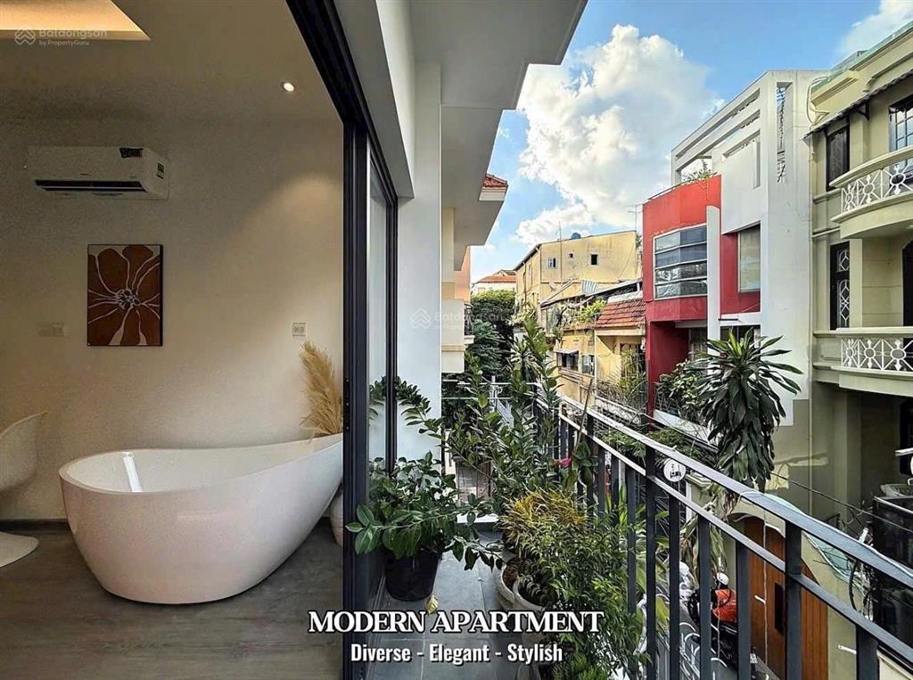 Cho thuê căn hộ q1 có ban công decor xinh full nội thất