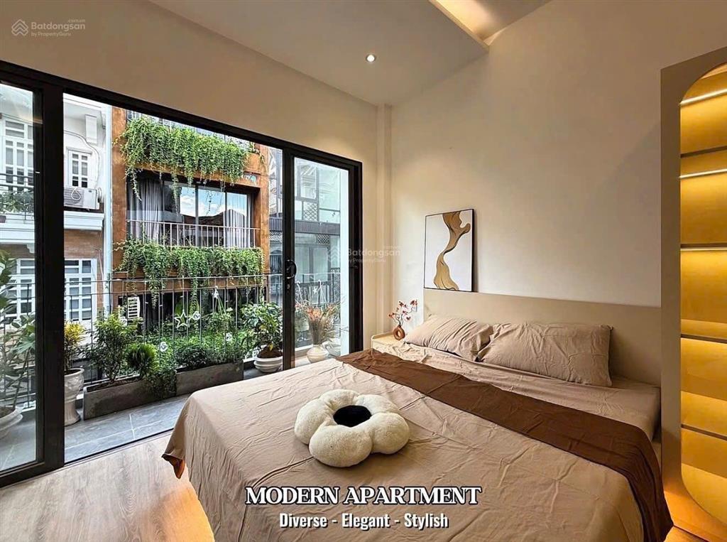 Cho thuê căn hộ q1 có ban công decor xinh full nội thất
