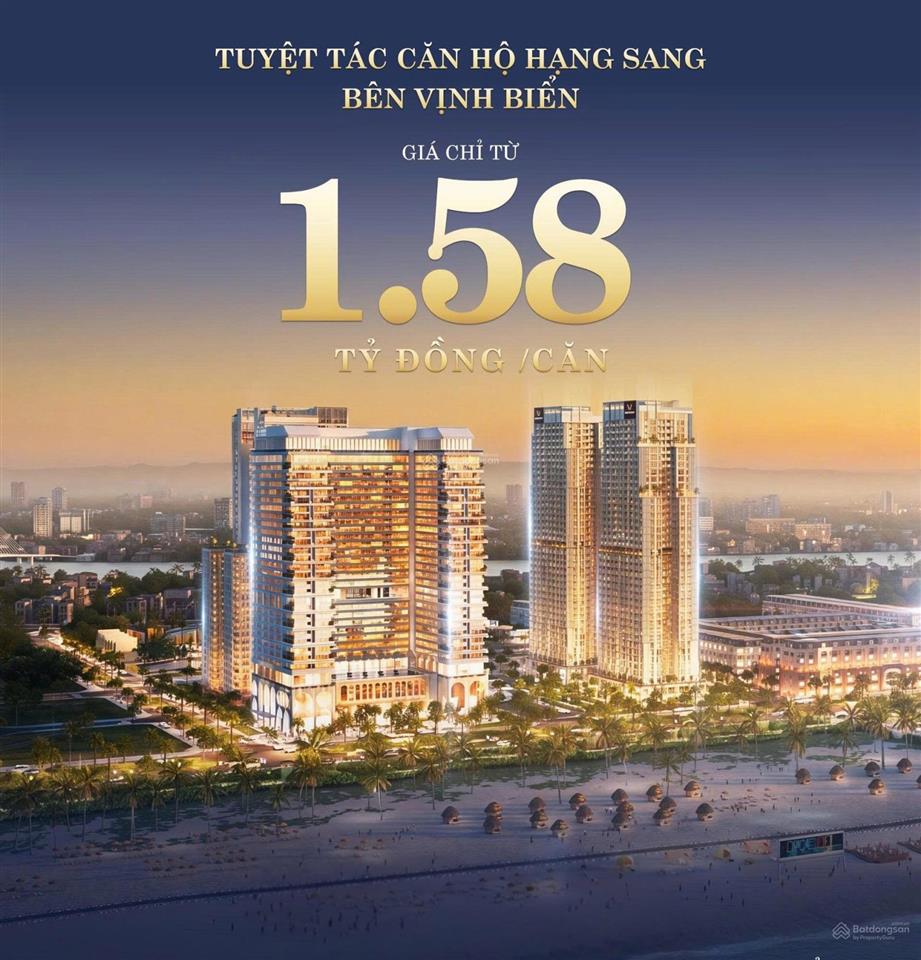 Sở hữu tuyệt tác căn hộ hạng sang bên vịnh biển chỉ từ 1,58 tỷ đồng