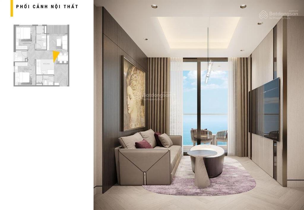 Góc 2 mặt view cách biển chỉ 50 mét căn 2pn 70m2, chỉ 4,5 tỷ