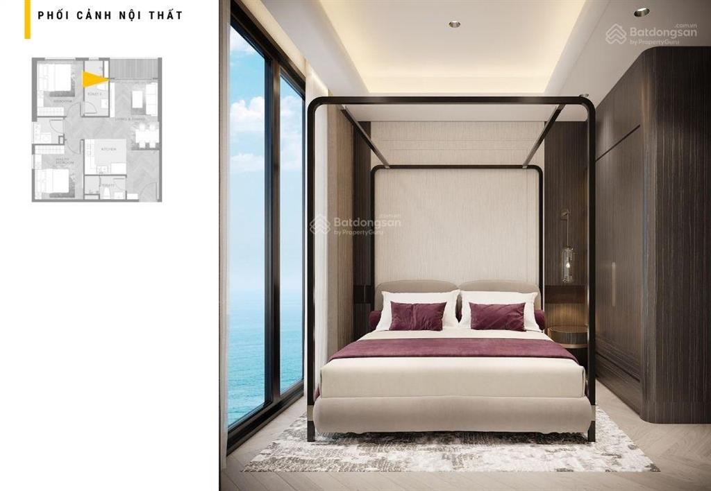Góc 2 mặt view cách biển chỉ 50 mét căn 2pn 70m2, chỉ 4,5 tỷ