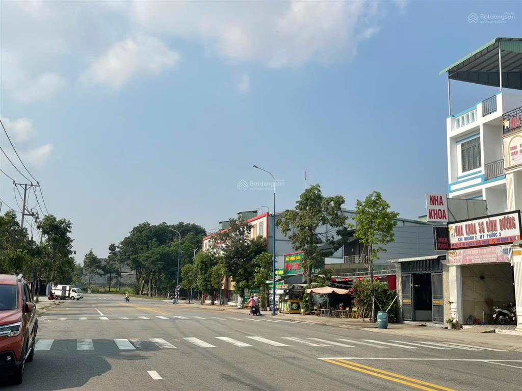 Bán lô đất 600m2 mặt tiền kinh doanh đường dl14 mỹ phước 3, thới hoà, bến cát, bình dương giá rẻ