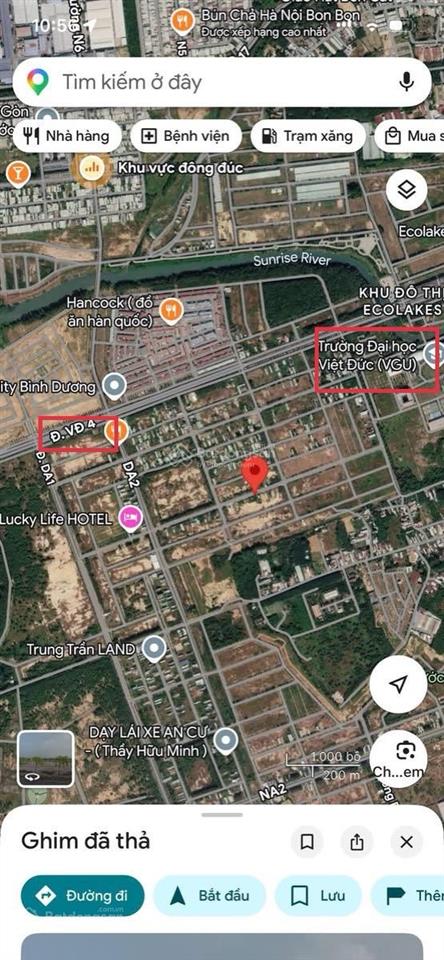 Bán lô đất 5*30 đường na5 sát đại học việt đức, mỹ phước 4, bến cát, bình dương giá chỉ 2 tỷ 150