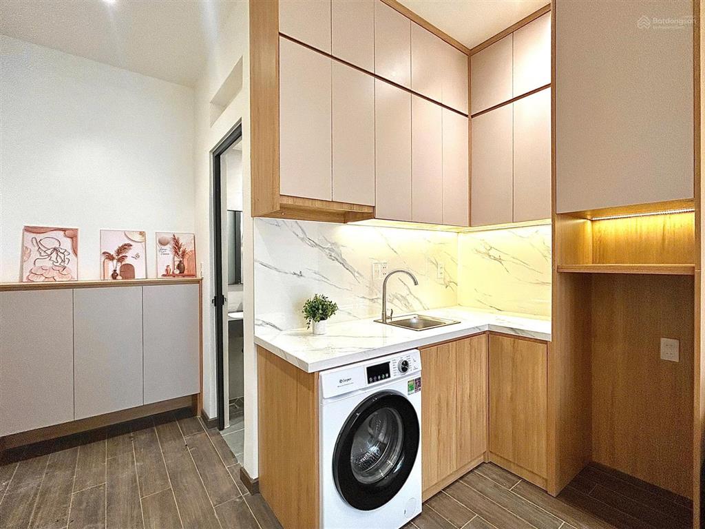 Lên siêu phẩm studio  đường nguyễn oanh  full nội thất