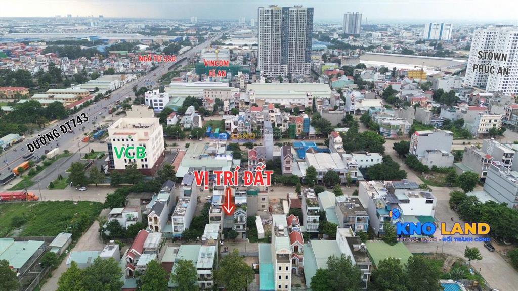 Giảm 250tr  lô đất đẹp ở vincom dĩ an  trung tâm tp dĩ an