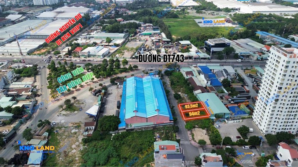 Giảm 500tr bán lô đất trục chính khu, vị trí trung tâm dĩ an, tp. hcm