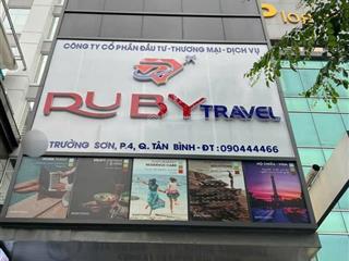 Văn phòng trệt để làm điểm kd lĩnh vực học lái xe, bán vé máy bay, ghi danh tại tòa nhà trường sơn