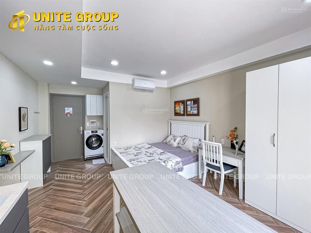 Căn hộ 1 phòng ngủ cao cấp ngay hòa hưng quận 10, thang máy, máy giặt riêng