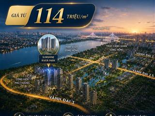 SUNSHINE RIVER PARK  chung cư cấp 0931711838 view sông và nọi khu cipucha