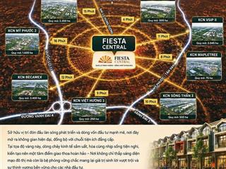 FIESTA CENTRAL BÌNH DƯƠNG  GIAO LỘ HƯNG THỊNH – ĐÓN ĐẦU TÂM ĐIỂM PHÁT TRIỂN MỚI