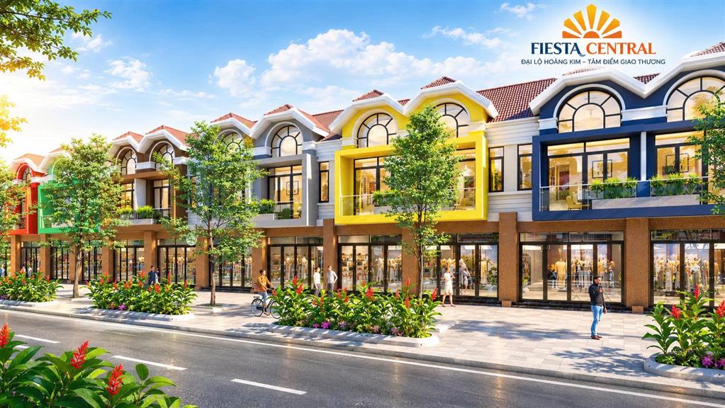 Chỉ 4,3 tỷ sỡ hữu SHOPHOUSE 2 tầng FIESTA CENTRAL trung tâm thành phố mới Bình Dương