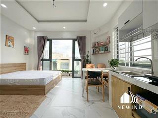 Cho thuê căn hộ ban công ngay đại học văn lang vlu cs3, dương quảng hàm đầy đủ nội thất, an ninh