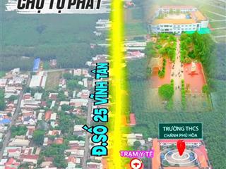 Bán đất ngay chợ tự phát  chánh phú hoà  bến cát  bình dương
