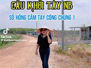 Bán đất và nhà cầu khởi, tây ninh  từ 285 triệu, sổ hồng riêng