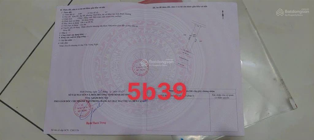 Tôi chính chủ cần bán lô đất 150m² tại kcn mỹ phước 4, bến cát, tp. hồ chí minh giá 1.3 tỷ