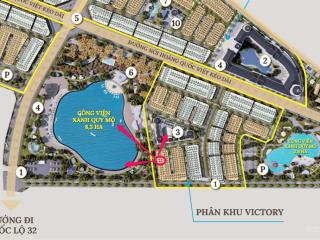 Shophouse view trực diện công viên hồ 8,3ha giá rẻ nhất phía tây hà nội. kết hợp ở và kd cực đỉnh