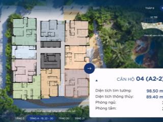 Bán lại căn hộ the privé 3 phòng ngủ  giá 12.5 tỷ có vat  tháp 8 tầng trung  view sông hướng nam