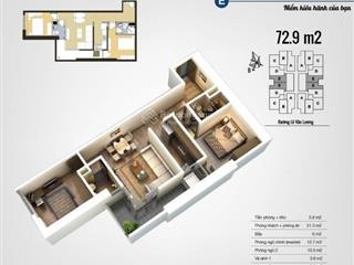 Căn hộ 2pn 2wc tại the pride, 4,88 tỷ, 70m2, đường tố hữu, phường la khê, hà đông