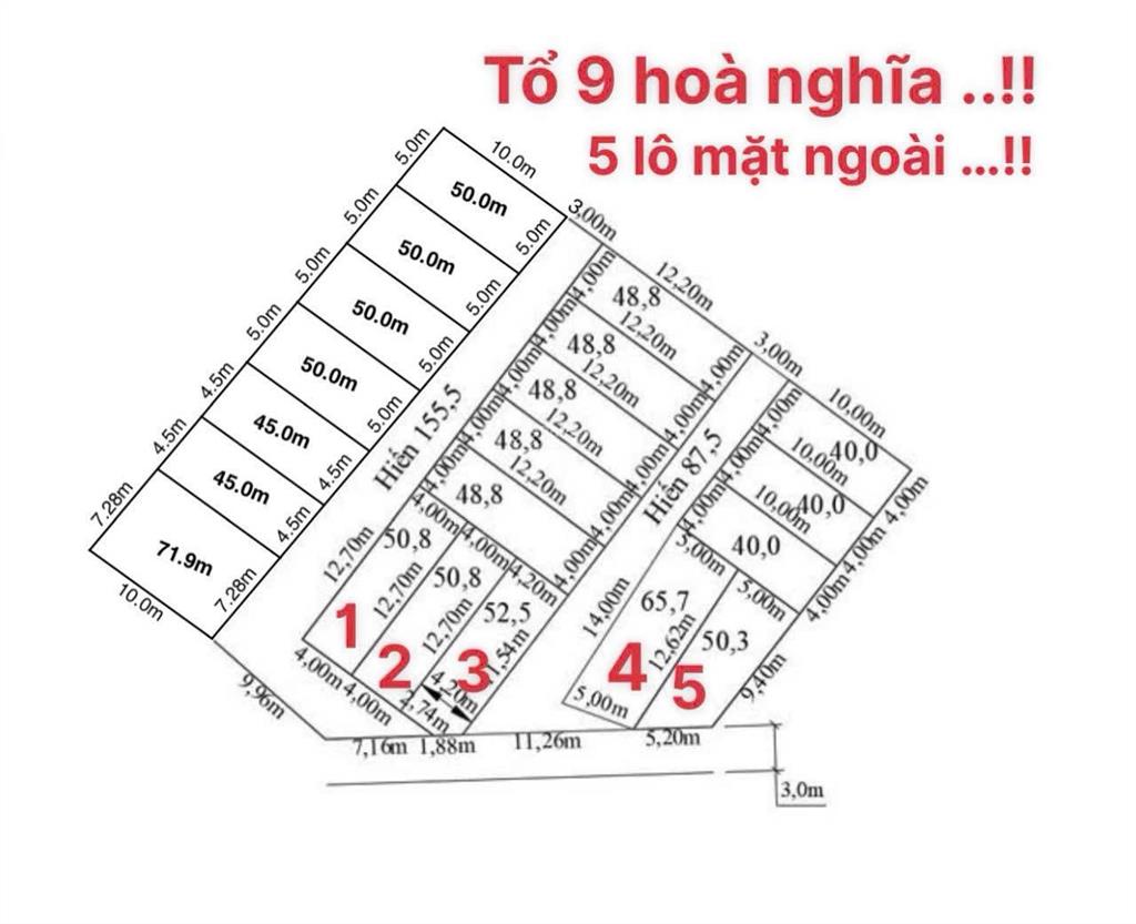 Chính chủ lô góc tuyến 2 xuân diệu dương kinh